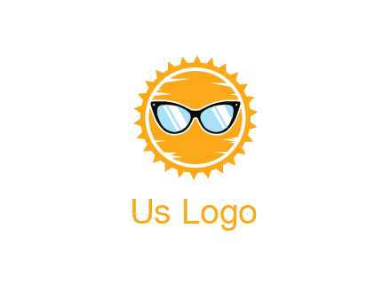 sun wearing sunglasses