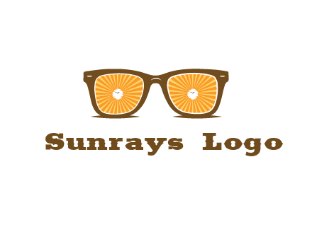 rays in sunglasses