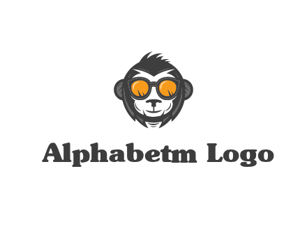 monkey wearing sunglasses