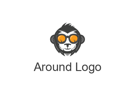 monkey wearing sunglasses