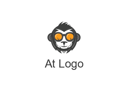 monkey wearing sunglasses