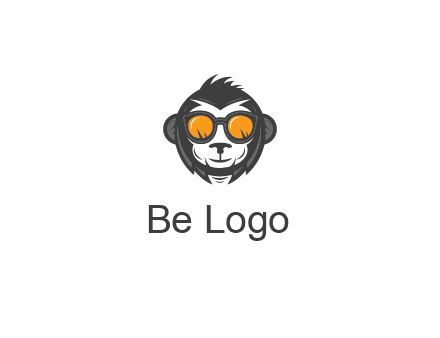 monkey wearing sunglasses