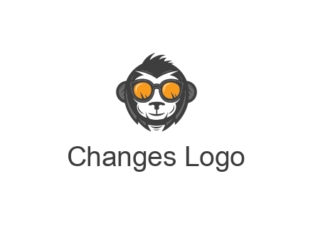 monkey wearing sunglasses
