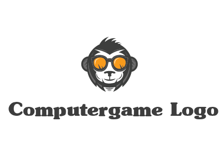 monkey wearing sunglasses
