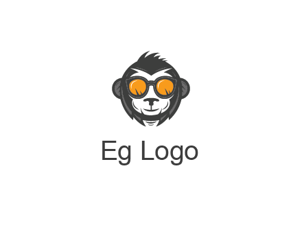 monkey wearing sunglasses