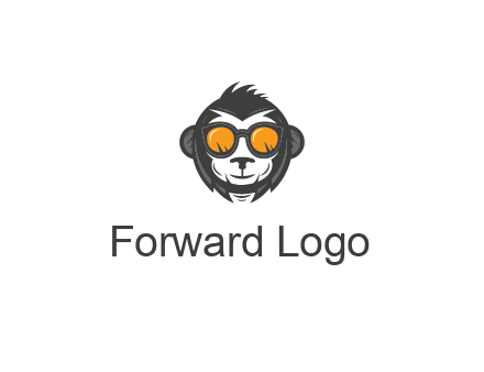 monkey wearing sunglasses