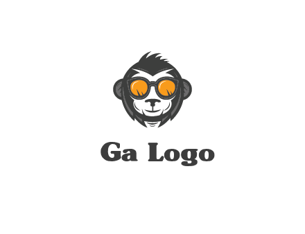 monkey wearing sunglasses