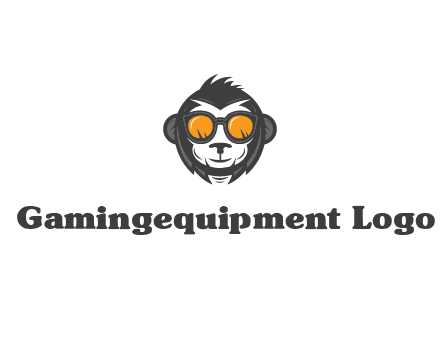 monkey wearing sunglasses