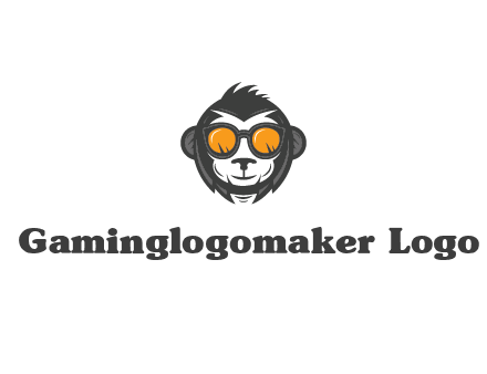 monkey wearing sunglasses