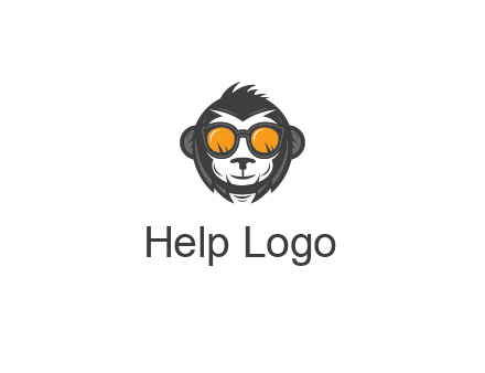 monkey wearing sunglasses
