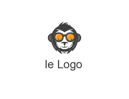 monkey wearing sunglasses
