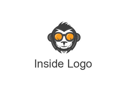 monkey wearing sunglasses