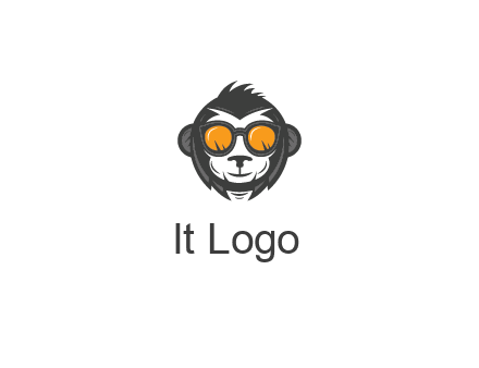 monkey wearing sunglasses