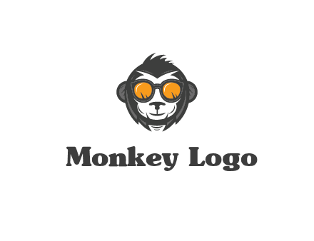 monkey wearing sunglasses