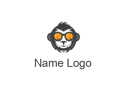 monkey wearing sunglasses