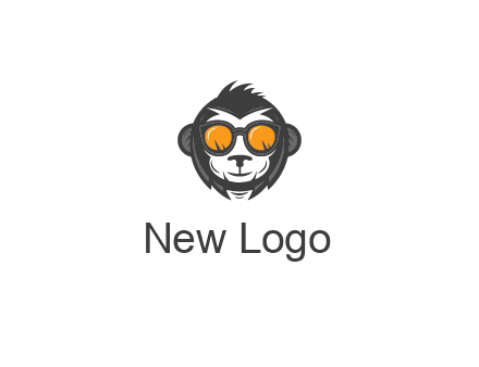 monkey wearing sunglasses