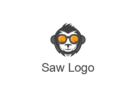 monkey wearing sunglasses