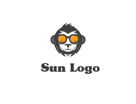 monkey wearing sunglasses