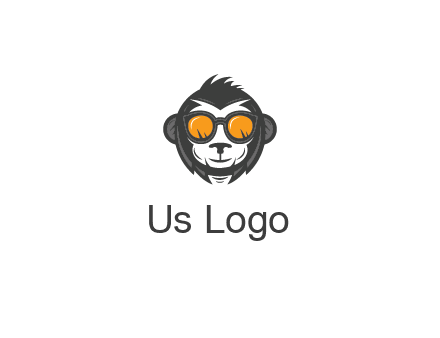 monkey wearing sunglasses