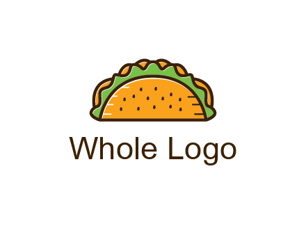 lettuce showing from taco