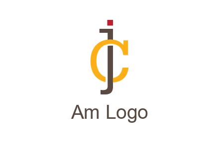 letter J intertwining with letter C
