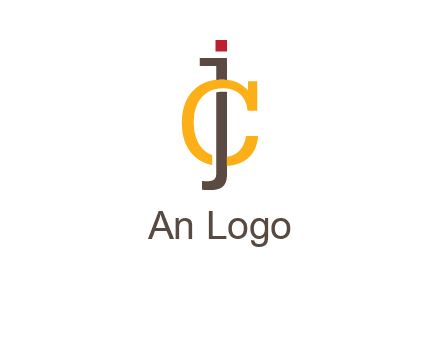 letter J intertwining with letter C