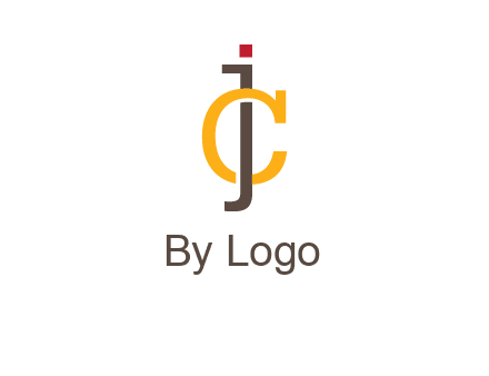 letter J intertwining with letter C