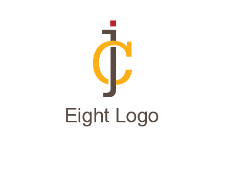 letter J intertwining with letter C