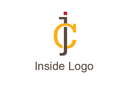 letter J intertwining with letter C