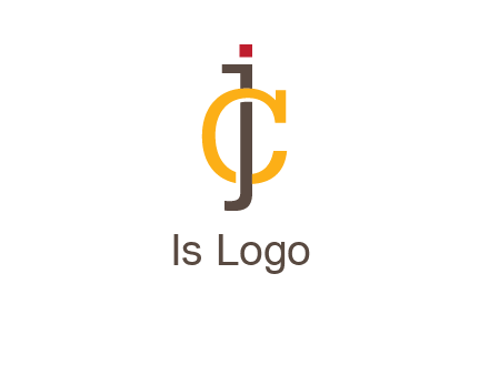 letter J intertwining with letter C