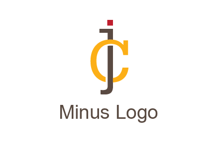 letter J intertwining with letter C
