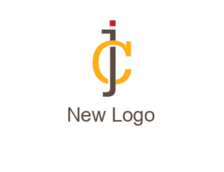 letter J intertwining with letter C