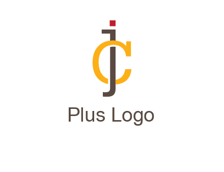 letter J intertwining with letter C