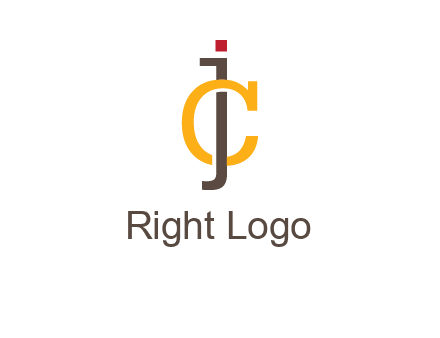 letter J intertwining with letter C