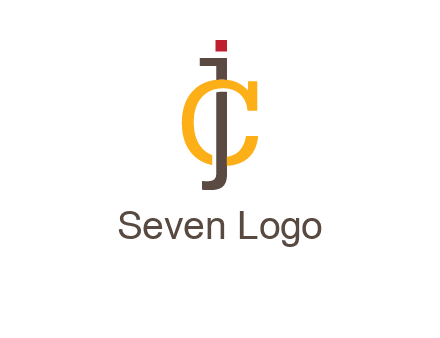 letter J intertwining with letter C