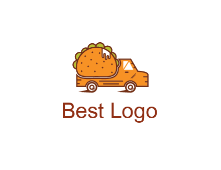 truck with taco behind it