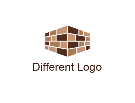 3D brick patterned wall