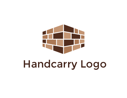 3D brick patterned wall