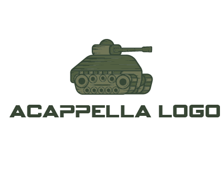 green military tank