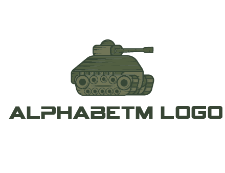 green military tank