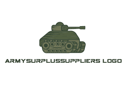 green military tank