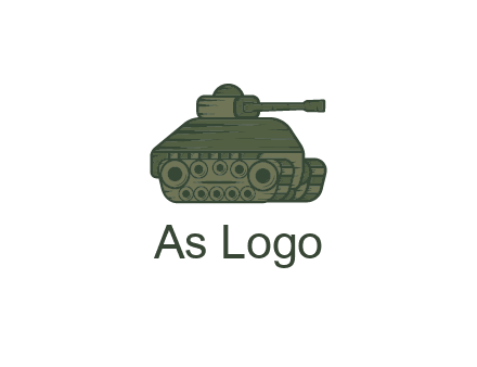 green military tank