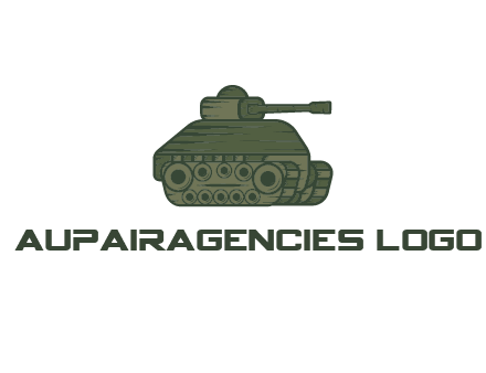 green military tank
