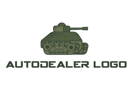 green military tank