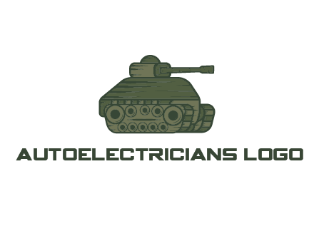 green military tank