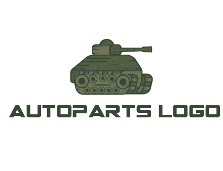 green military tank