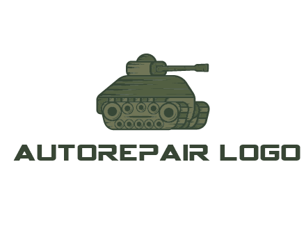 green military tank