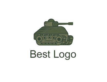 green military tank