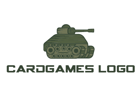 green military tank