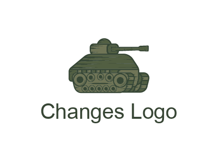 green military tank